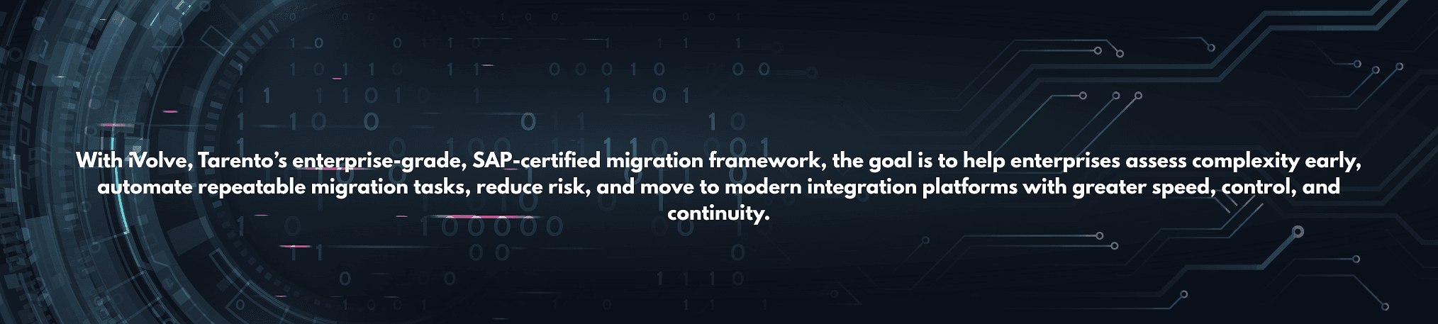 With iVolve, Tarento’s enterprise-grade, SAP-certified migration framework, the goal is to help enterprises assess complexity early, automate repeatable migration tasks, reduce risk, and move to m.png