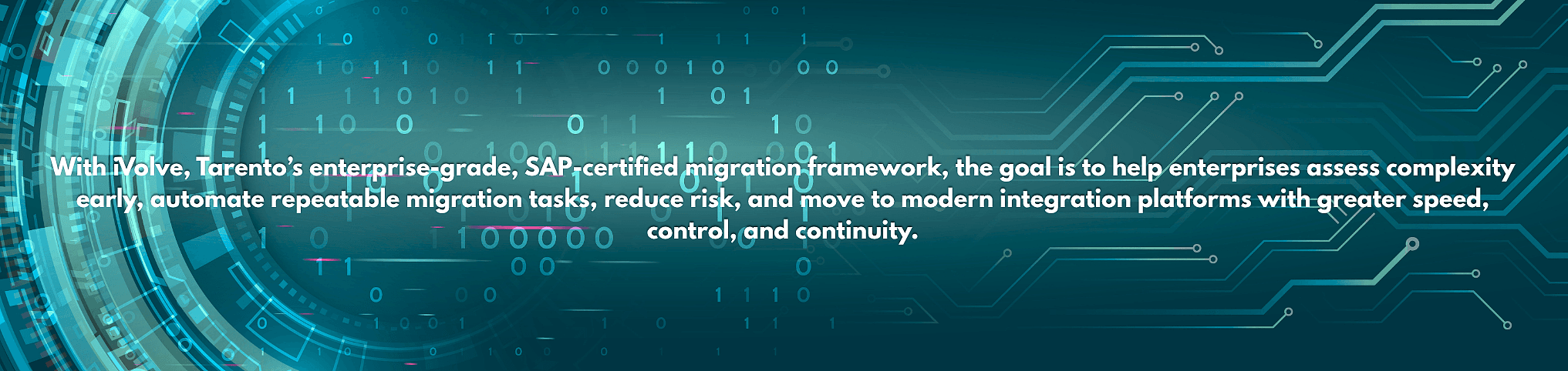With iVolve, Tarento’s enterprise-grade, SAP-certified migration framework, the goal is to help enterprises assess complexity early, automate repeatable migration tasks, reduce risk, and move to m.png